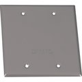 Totalturf Electrical Box Cover, 2 Gang, Blank TO159568